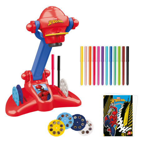 AS Προτζέκτορας Ζωγραφικής Spiderman Για 4+ Χρονών