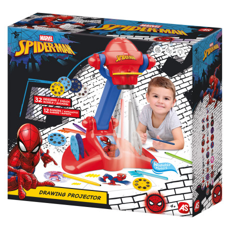 AS Προτζέκτορας Ζωγραφικής Spiderman Για 4+ Χρονών
