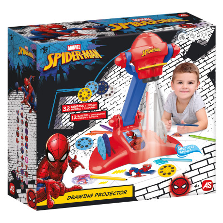 AS Προτζέκτορας Ζωγραφικής Spiderman Για 4+ Χρονών