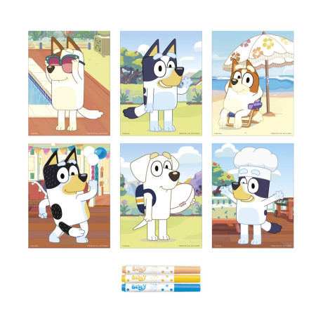 Totum: Bluey - 2in1 set Model & Paint / dot Paint (Tt290501)