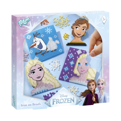 Totum: Disney Frozen - Iron on Beads, 2 Square Pegboards (Tt681943)