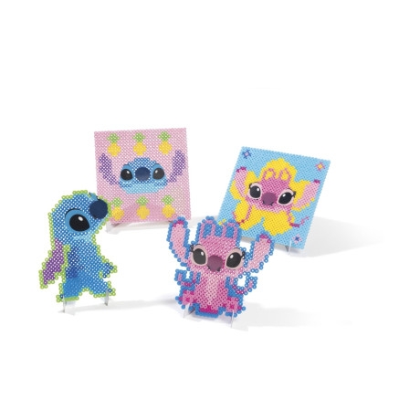 Totum: Disney Stitch - Iron on Beads, 2 Square Pegboards (Tt700505)