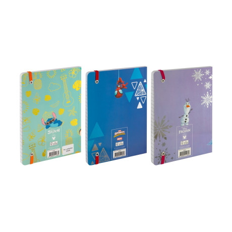 Totum: Notebook a5 80sheets 14,5x21cm. With Foil 3ass (Wo170004)
