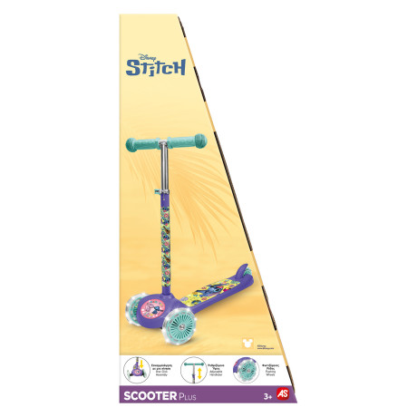 AS Scooter Plus Stitch με Φωτιζόμενες Ρόδες Για 3+ Ετών