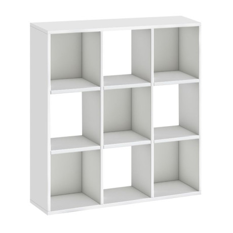 Βιβλιοθήκη Cube Megapap Χρώμα Λευκό 90x30x90εκ.