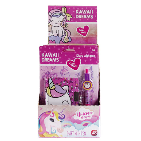 AS Ατζέντα Με Στυλό σε 2 σχέδια Για 3+ Χρονών