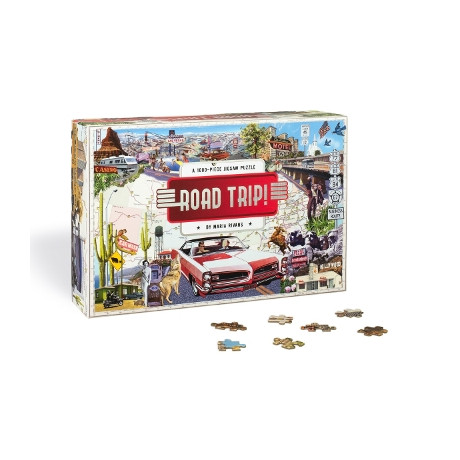 Road Trip!: a 1000-Piece Jigsaw Puzzle