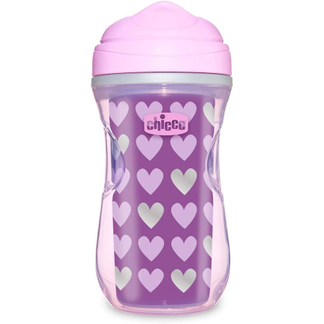 Chicco Ποτηράκι Active Ροζ Για 14+ Μηνών