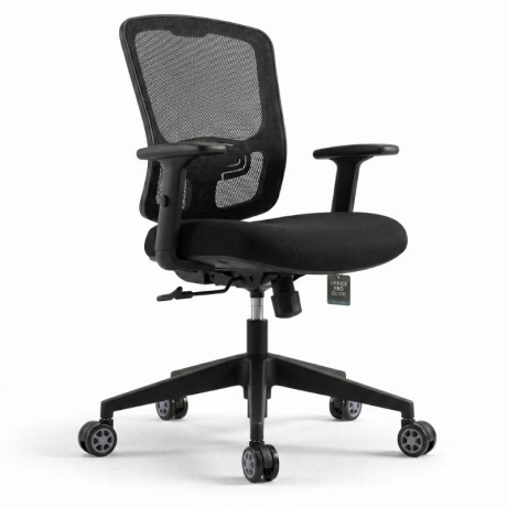 Ανταλλακτικά Ροδάκια Megapap για Καρέκλες Γραφείου σετ 5 τμχ Χρώμα Μαύρο - Γκρι