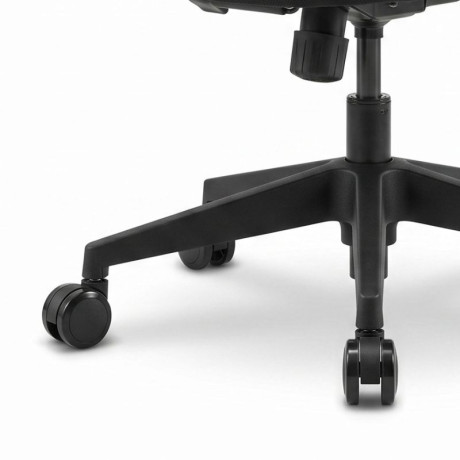 Ανταλλακτικά Ροδάκια Megapap για Καρέκλες Γραφείου σετ 5 τμχ Χρώμα Μαύρο