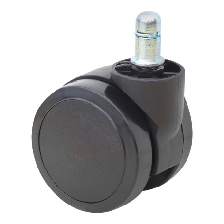 Ανταλλακτικά Ροδάκια Megapap για Καρέκλες Γραφείου σετ 5 τμχ Χρώμα Μαύρο