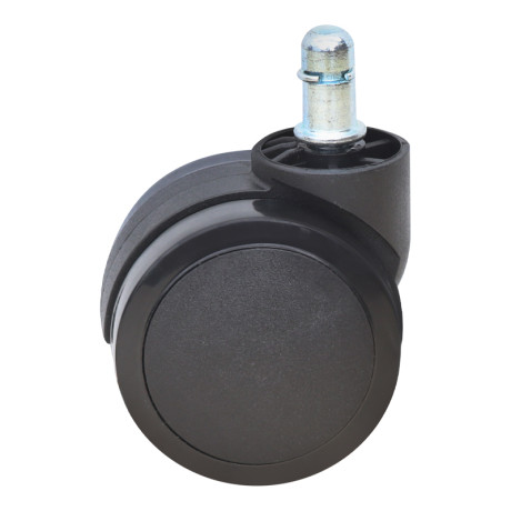 Ανταλλακτικά Ροδάκια Megapap για Καρέκλες Γραφείου σετ 5 τμχ Χρώμα Μαύρο