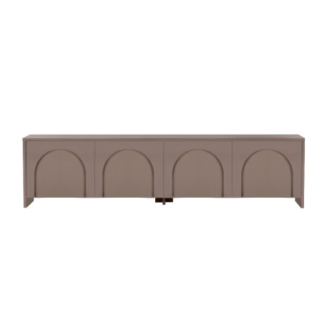 Έπιπλο Τηλεόρασης Aurelia Megapap Χρώμα Μόκα 180x32x45εκ.