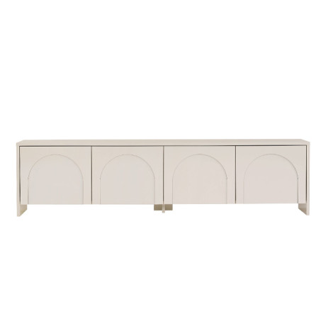 Έπιπλο Τηλεόρασης Aurelia Megapap Χρώμα Κρεμ 180x32x45εκ.
