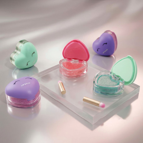 HappiHobbi Lip Balm Sparkle Love Σε 3 Σχέδια Για 6+ Ετών