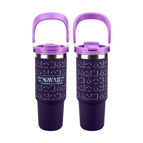 Paladone: Harry Potter - Hogwarts Spells Insulated cup With top Handle (900ml) (Pp15887hp)