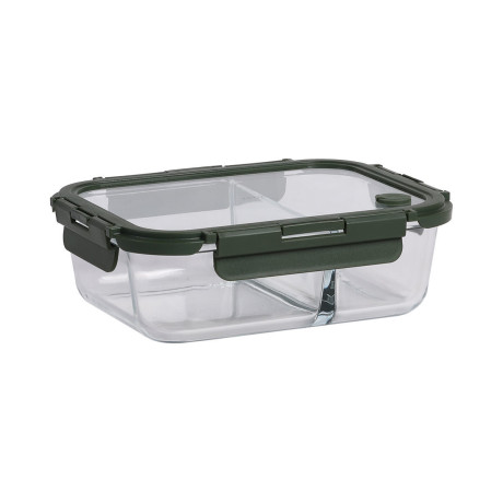 Estia Φαγητοδοχειο Click&seal 2 Θεσεων με Αεραγωγο 1460ml Olive