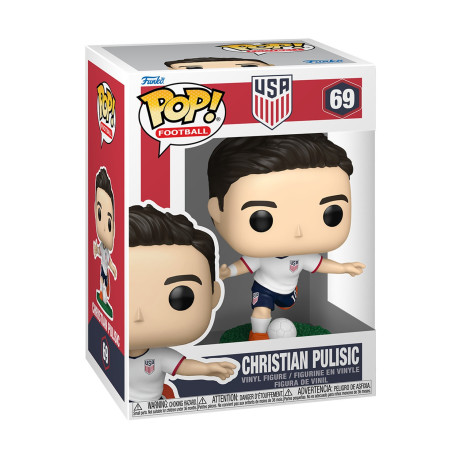 Funko Pop! Football: usa - Christian Pulisic #69 Vinyl Figure