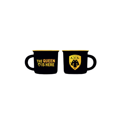 Κούπα espresso - ΑΕΚ Μπάσκετ 2 / μαύρη The Queen Is Here