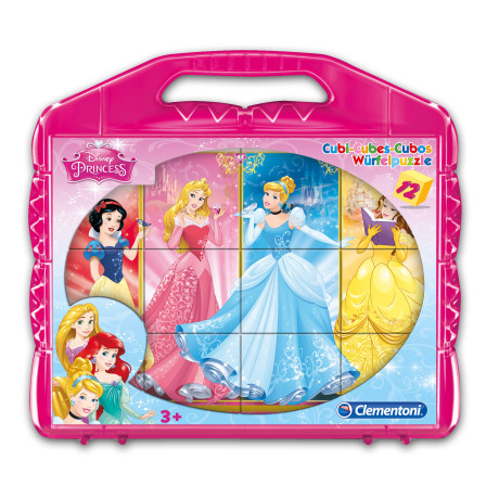 Clementoni 12 Κύβοι Disney-Princess Για 3+ Ετών