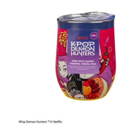 Cinereplicas: k-pop Demon Hunters - Mira Spice Queen Travel mug (Cr4387)