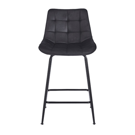 ERMINA BLACK VELVET ΥΦΑΣΜΑ 64εκ. ΣΚΑΜΠΟ ΜΕΤΑΛΛΙΚΟ 49X50X64-94εκ.