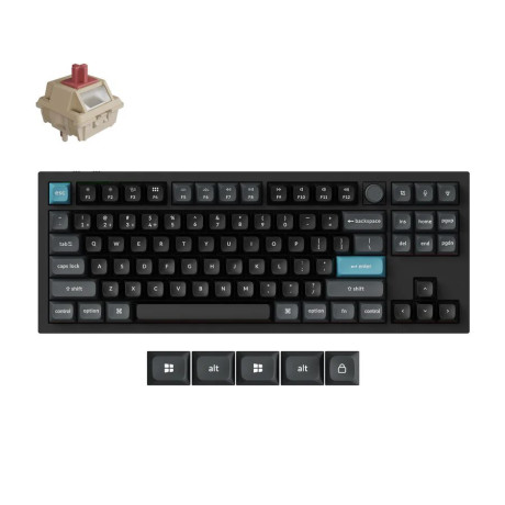 Keychron q3 Ultra (Q3u-m1) zmk rgb 8k Wireless Custom Mechanical Keyboard-red Switch 80% us