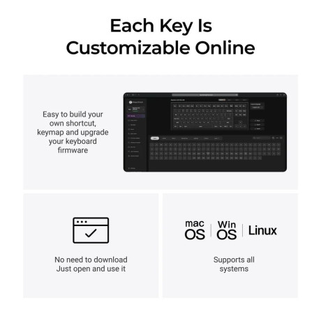 Keychron q3 Ultra (Q3u-m3) zmk rgb 8k Wireless Custom Mechanical Keyboard-Brown Switch 80% us