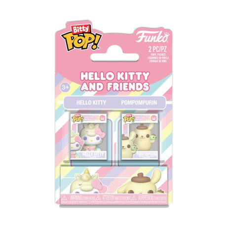 Funko Bitty Pop! 2-Pack: Sanrio - Hello Kitty & Pompom #Vinyl Figures