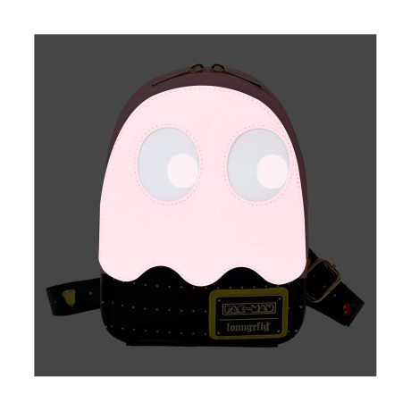 Pac-Man: Pinky Ghost Sling Crossbody bag - Glows in the Dark! (Pcmtb0001)