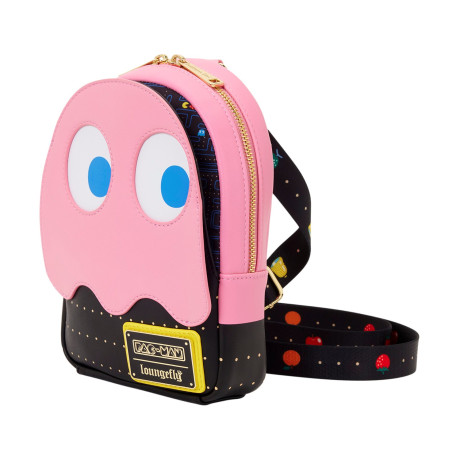 Pac-Man: Pinky Ghost Sling Crossbody bag - Glows in the Dark! (Pcmtb0001)