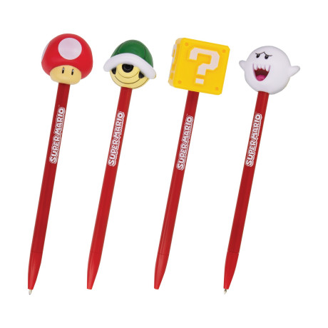 Paladone: Super Mario - pen Toppers (Random) (Pp4715nn)