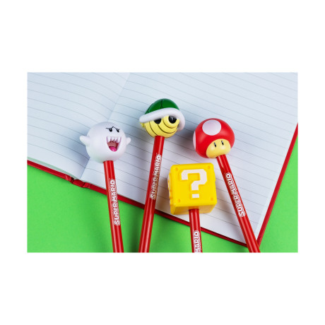 Paladone: Super Mario - pen Toppers (Random) (Pp4715nn)
