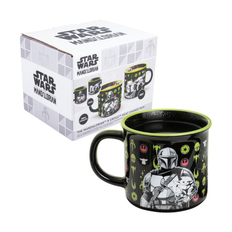 Paladone: Star Wars the Mandalorian - Mandalorian and Grogu Heat Change mug (Pp16271man)