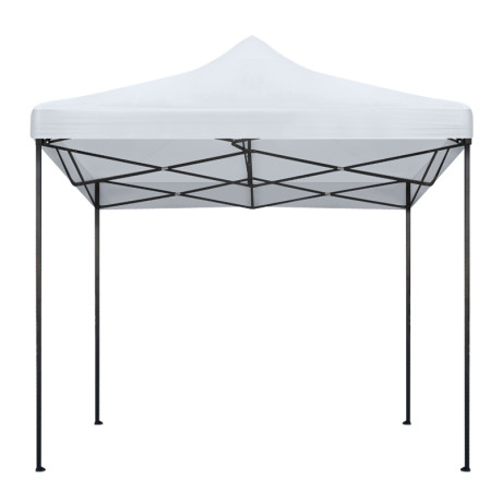 Κιόσκι - Gazebo Bari Megapap Πτυσσόμενο Μεταλλικός Σκελετός - Αδιάβροχο Ύφασμα Χρώμα Λευκό 3x3x3,10m.