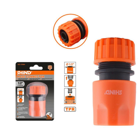 Shind Ταχυσυνδεσμος Συνεχους Ροης 1/2" (Shi-37694) (Shi37694)