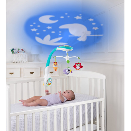 Chicco Βρεφικό Παιχνίδι Κούνιας Με Προβολέα Νέο Μαγικό Δάσος Για 0+ Μηνών