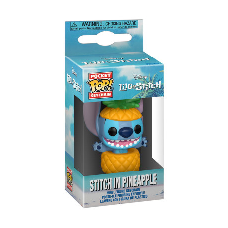 Funko Pocket Pop!: Lilo & Stitch - Stitch in Pineapple​ Vinyl Figure Keychain