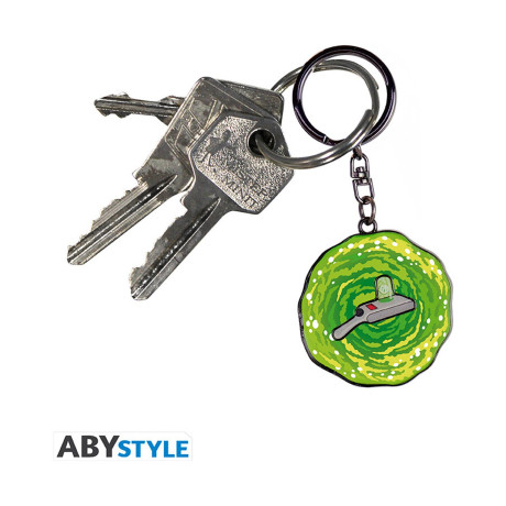 Abysse: Rick and Morty - Portal gun Metal Keychain (Abykey387)