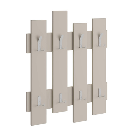 Κρεμάστρα Τοίχου Wave Megapap Χρώμα Sandstone 64x4x81εκ.