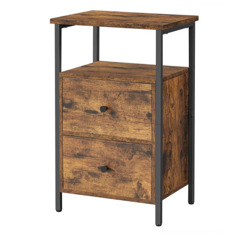 Vasagle Bedside Table 38 x 28 x 60 cm (Let521b01) (Vaslet521b01)