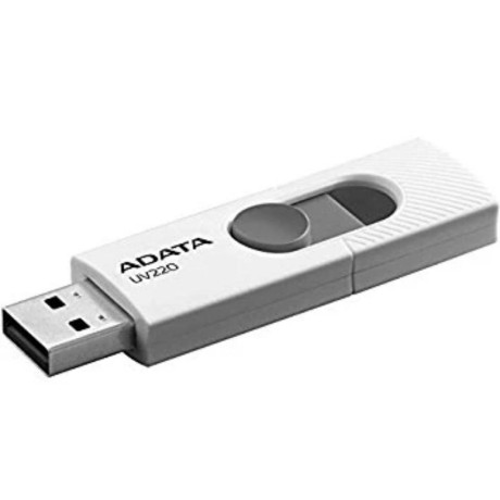 Adata Uv220 usb Flash Drive 32 gb usb Type-a 2.0 Grey White (Auv220-32g-Rwhgy) (Adaauv220-32g-Rwhgy)