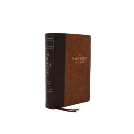 Esv, Macarthur Study Bible, Brown Leathersoft
