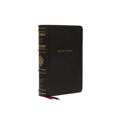 Kjv Large Print Reference Bible, Black Leathersoft, red Letter, Comfort Print (Sovereign Collection)