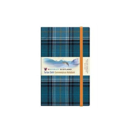 Blue Loch Waverley Tartan Notebook/journal: Large: 21 x 13cm