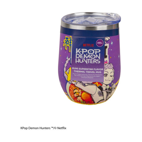 Cinereplicas: k-pop Demon Hunters - Rumi Superstar Flavor Travel mug (Cr4386)