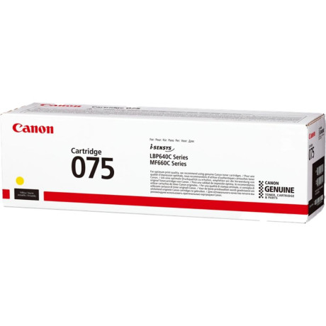 Canon lbp Crg075 Toner Yellow (6362c002) (Cancrg-075y)