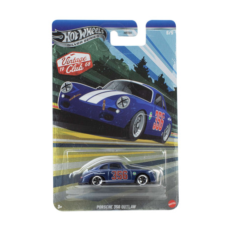Mattel hot Wheels Silver Series: Vintage Club 1968 – Porsche 356 Outlaw (Jky28)