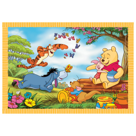 Clementoni Παζλ 4 σε 1 Super Color Disney Winnie The Pooh