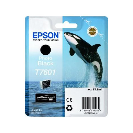 Ink Epson T7601 C13t76014010 Ultrachrome hd Photo Black - 26ml